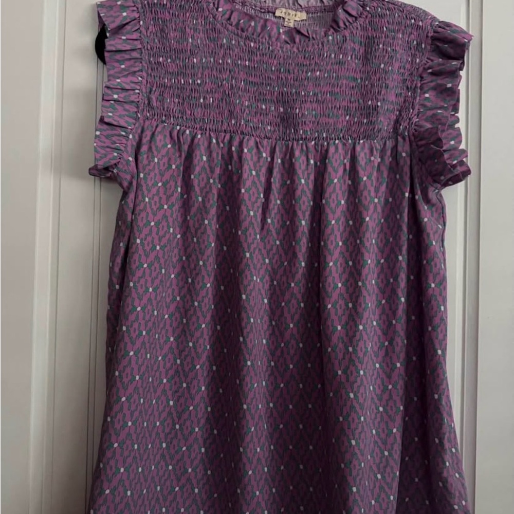 JODIFL Purple Patterned Tank Top